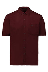 CARDINAL CASUAL KEMEJA COLOR BASED (MERAH)